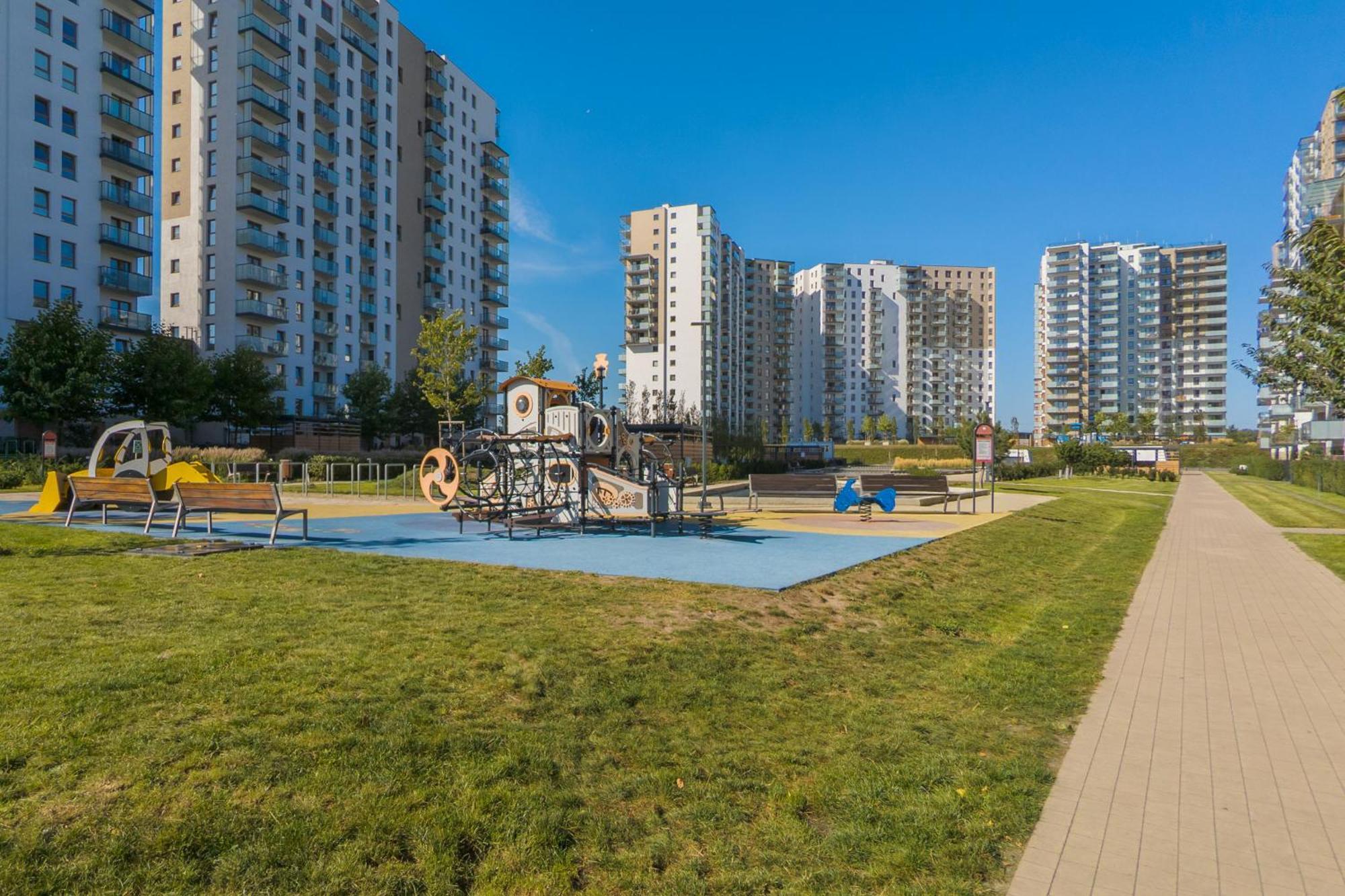 Starowiejska Apartment With Balcony Next To Arena Gdansk Stadium By Noclegi Renters Ngoại thất bức ảnh